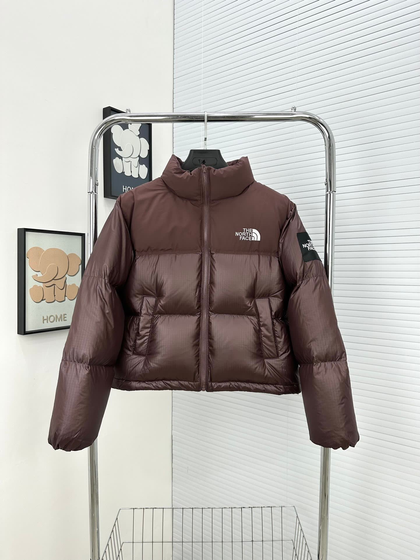 The North Face White Label Cropped Down Jacket